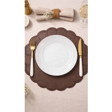 Prive Home Gala Serisi Acı Kahve Renk Amerikan Servis / Supla / Placemats