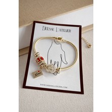 Deesse Latelier GOLD CHARMLI LOVE BİLEKLİK