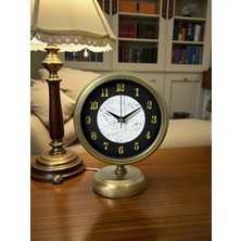 Zentime Antique Aura 25 x 20 cm Eskitme Metal Masa Saati