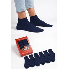 Ducks Socks Kadın 6'lı Pamuklu Kutulu Lastiksiz Dikişsiz Iz Bırakmaz Kısa Konç Sıkmayan Çorap