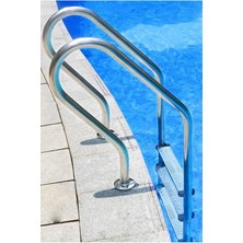 WATERSHUT 3 Basamak Mixta Model Havuz Merdiveni (FULL PAKET)