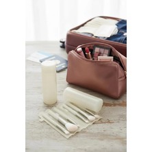 Miniso Taşınabilir Silindir Kılıflı 6 Adet Makyaj Fırçası Seti