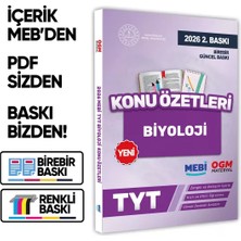 Karakutu Yayınları 2026 YKS-TYT MEBİ-OGM Biyoloji Pratik Konu Özet Kitabı RENKLİ A4 Boyut Görsel Destekli BASKI ÜCRETİ
