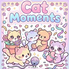 Koalanın Çantası Cat Moments - 21X21 cm Boyama Kitabı - Gençler ve Yetişkinler Için