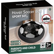 Learning Fun Hover Ball Havada Kayan Futbol Topu Ev Içi Futbol Topu Işıklı Pilli Kırmızı