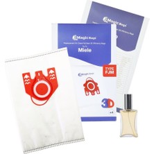 Süppürge Miele Için Uyumlu Medicair 700 Süpürge Toz Torbası 4 Adet Set