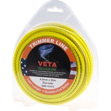 İtal Misina Pro 4.5mm 22M Sarı Tırtıklı