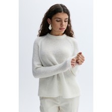 Mudo Loose Fıt Bisiklet Yaka Kazak