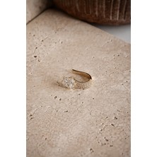 Deesse Latelier GOLD BAGET TAŞLI EAR CUFF