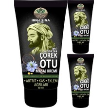 Ibn-I Sina Çörek Otu Kremi 3 Adet 50 ml / Masaj Kremi