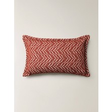 Minihol Linenna Dikdörtgen Kiremit Kırlent Kılıfı (35 x 55 Cm)