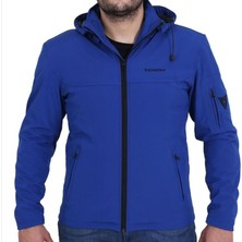 Venom Jaws Soft Shell Erkek Mavi Motosiklet Montu Tam Koruma
