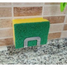 SolidBakkal 2 Adet 304 Paslanmaz Çelik , ev , ofis , restaurant , yat , karavan Mutfak Bulaşık Sünger Askısı