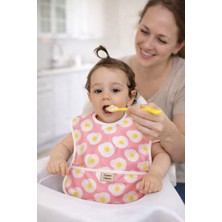 Lulunun Renkleri Kısa Kollu Bebek Mama Önlüğü / Su Geçirmez/ Leke Tutmaz/ Ayarlanabilir