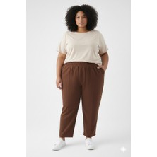 Cng Moda Büyük Beden Modal Kumaş Jogger Pantolon