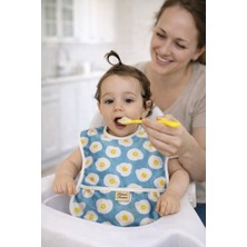 Lulunun Renkleri Kısa Kollu Bebek Mama Önlüğü / Su Geçirmez/ Leke Tutmaz/ Ayarlanabilir