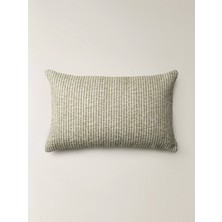 Minihol Dune Dikdörtgen Doğal Lif Karışımlı Açık Yeşil Kırlent Kılıfı (35 x 55 Cm)