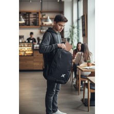 Konfores 1056 Anatomik Sırt Yapılı Lise Üniversite Sırt Çantası - NKT01056-SIYAH-TEK Ebat