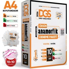 Anamorfik Yayınları 2026 DGS Anamorfik Yayınları 10lu Deneme Paketi  Özgün Yeni Nesil Türkiye Geneli Dijital Çözümlü