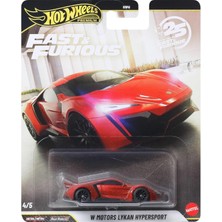 Hot Wheels Premium Series 25.yıl Özel Fast & Furious W Motors Lykan Hypersport