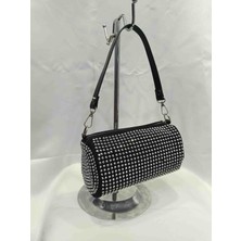 Zynp Simli Taşlı Abiye Çanta Mini El ve Omuz Çantası