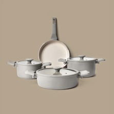 Gigilli Luna 7 Parça Crystal Tencere ve Tava Seti