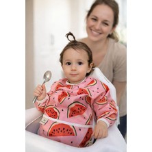 Lulunun Renkleri Uzun kollu bebek mama önlüğü 6-24 ay  / su geçirmez / leke tutmaz