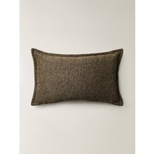 Minihol Seren Dikdörtgen Kahverengi Kırlent Kılıfı (35 x 55 Cm)