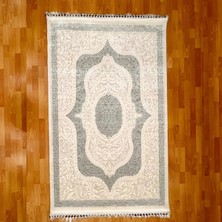Mevlana Bazaar Osmanlı Motifli 133 x 190 Mavi Yün Halı