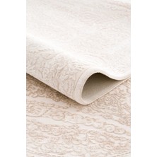 Nazende 70 Tarak Viscon Salon Halısı A3394B Krem Bej
