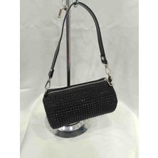 Zynp Simli Taşlı Abiye Çanta Mini El ve Omuz Çantası