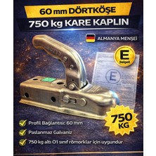 Knott 60 mm Dörtköşe 750 kg Kare Kaplin K7,5-On3 (Alman Malı)