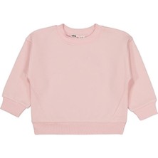 Civil Girls Düz 2-5 Yaş Sweatshirt - Pembe