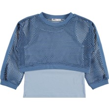 Civil Girls File Atletli 10-13 Yaş Sweatshirt - Yeşil