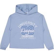 Civil Girls Unıversity Baskılı 10-13 Yaş Sweatshirt - Mavi