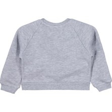 Civil Girls Ponpon Aksesuarlı 2-5 Yaş Sweatshirt - Gri