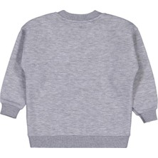 Civil Girls Leopar Baskılı 2-5 Yaş Sweatshirt - Gri