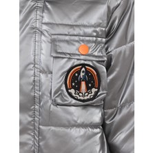 Civil Boys Astronot Baskılı 2-5 Yaş Mont - Gri 2-3 Yaş