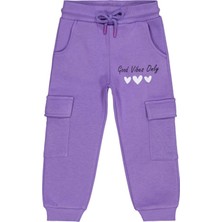 Civil Girls Kargo Cepli 2-5 Yaş Eşofman Altı - Lila