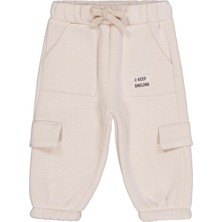 Civil Baby Keep Smiling Etiketli Basic 6-18 Ay Eşofman Altı - Bej