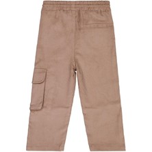 Civil Boys Kargo Cepli Kadife 2-5 Yaş Pantolon - Bej 3-4 Yaş