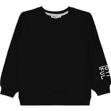 Civil Girls Basic 6-9 Yaş Sweatshirt - Siyah