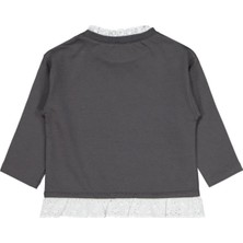 Civil Girls Brodeli 2-5 Yaş Sweatshirt - Gri