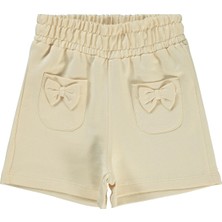Civil Girls Fiyonklu 2-5 Yaş Şort - Bej 2-3 Yaş