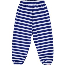 Civil Boys Urban Art Baskılı Çizgili 2-5 Yaş Eşofman Altı - Mavi