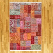 Mevlana Bazaar Patchwork 170 x 240 Vintage Halı