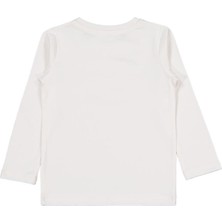 Civil Girls Leopar Baskılı 2-5 Yaş Sweatshirt - Ekru