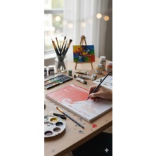 Tuvalist Sanat Eserleri Eskiz Defteri, A4, 50 Sayfa, 140G/M2