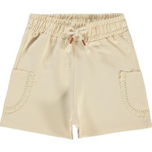 Civil Girls Güpür Detaylı 2-5 Yaş Şort - Bej 2-3 Yaş