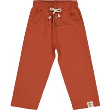 Civil Boys Beli Lastikli Süs Bağcıklı 2-5 Yaş Eşofman Altı - Turuncu